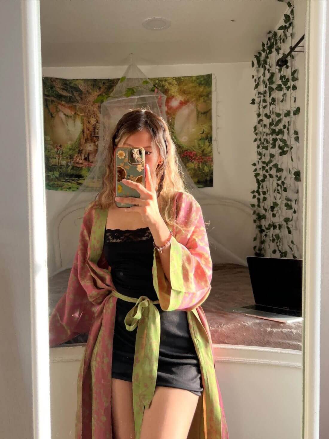 Bata kimono reversible oriental