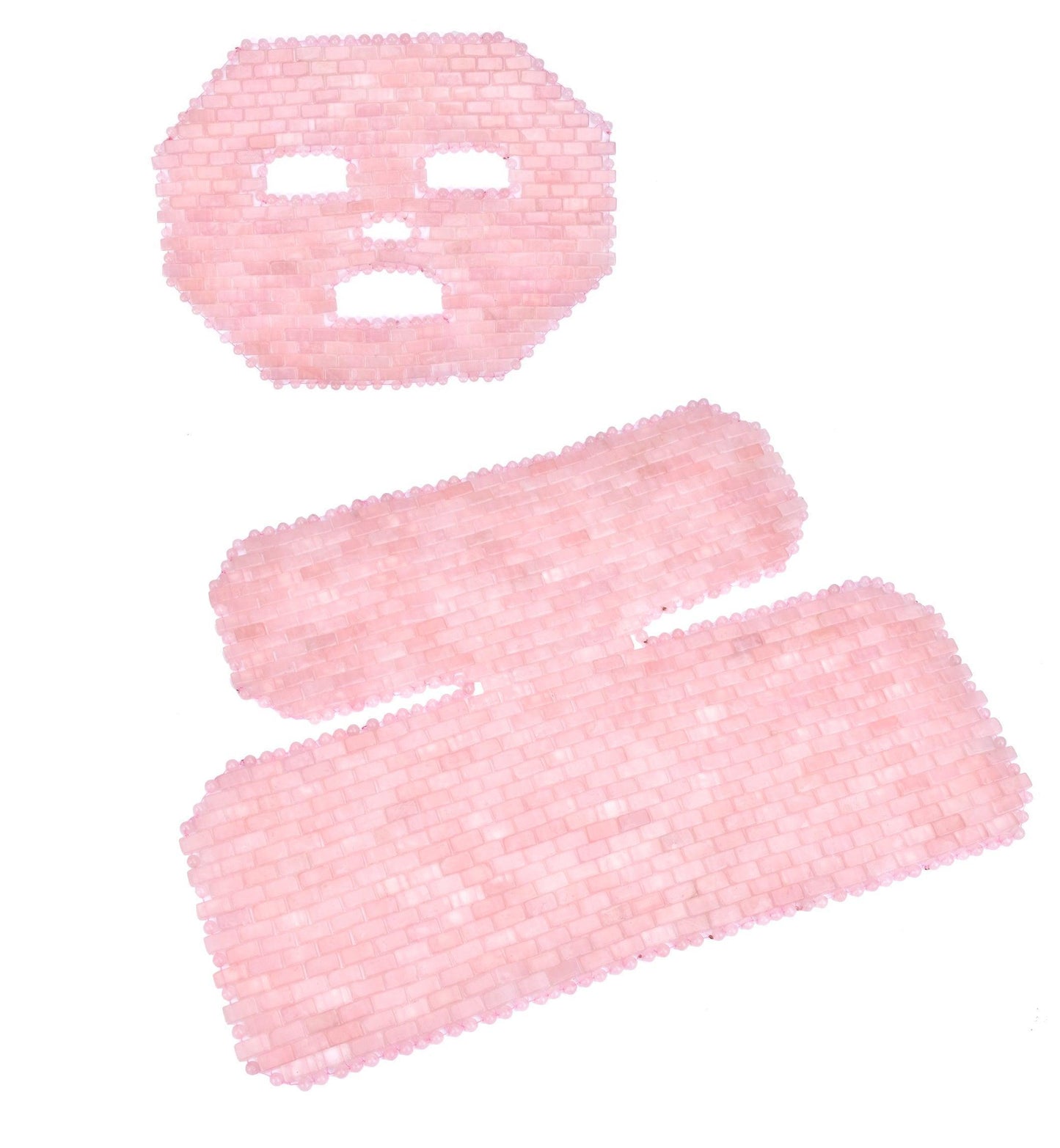 ROSE QUARTZ SELF-LOVE MASK SET - Handmade