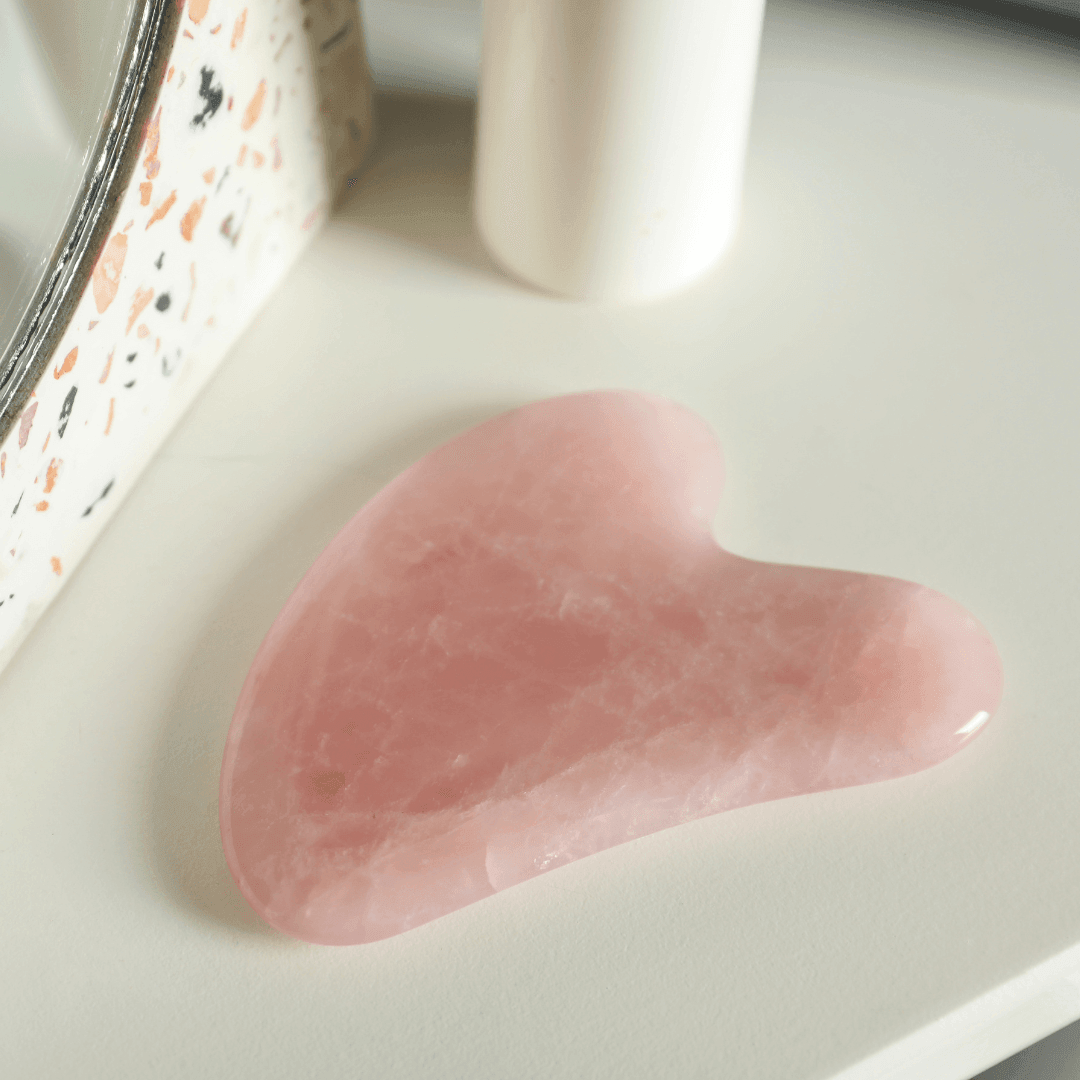 ROSE QUARTZ GUA SHA BOARD