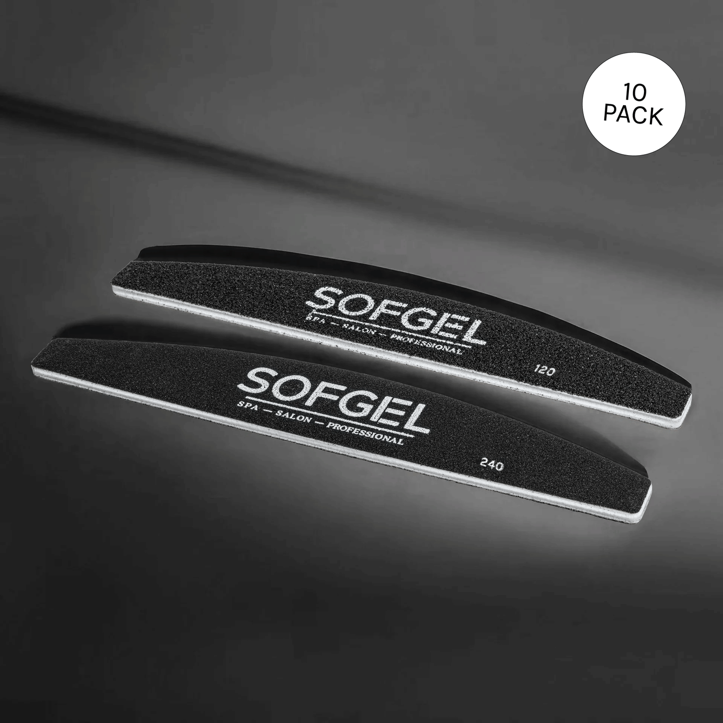 Sofgel Nail File - 120/240 grit emery board