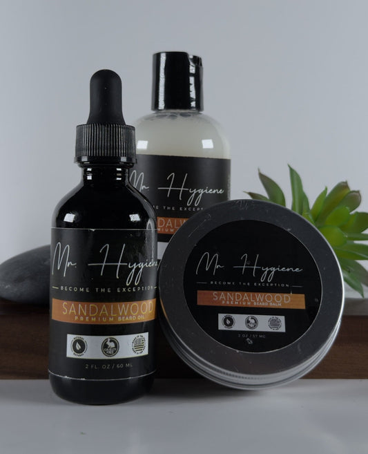 Kit Barbe Santal – Parfum audacieux, Soin complet