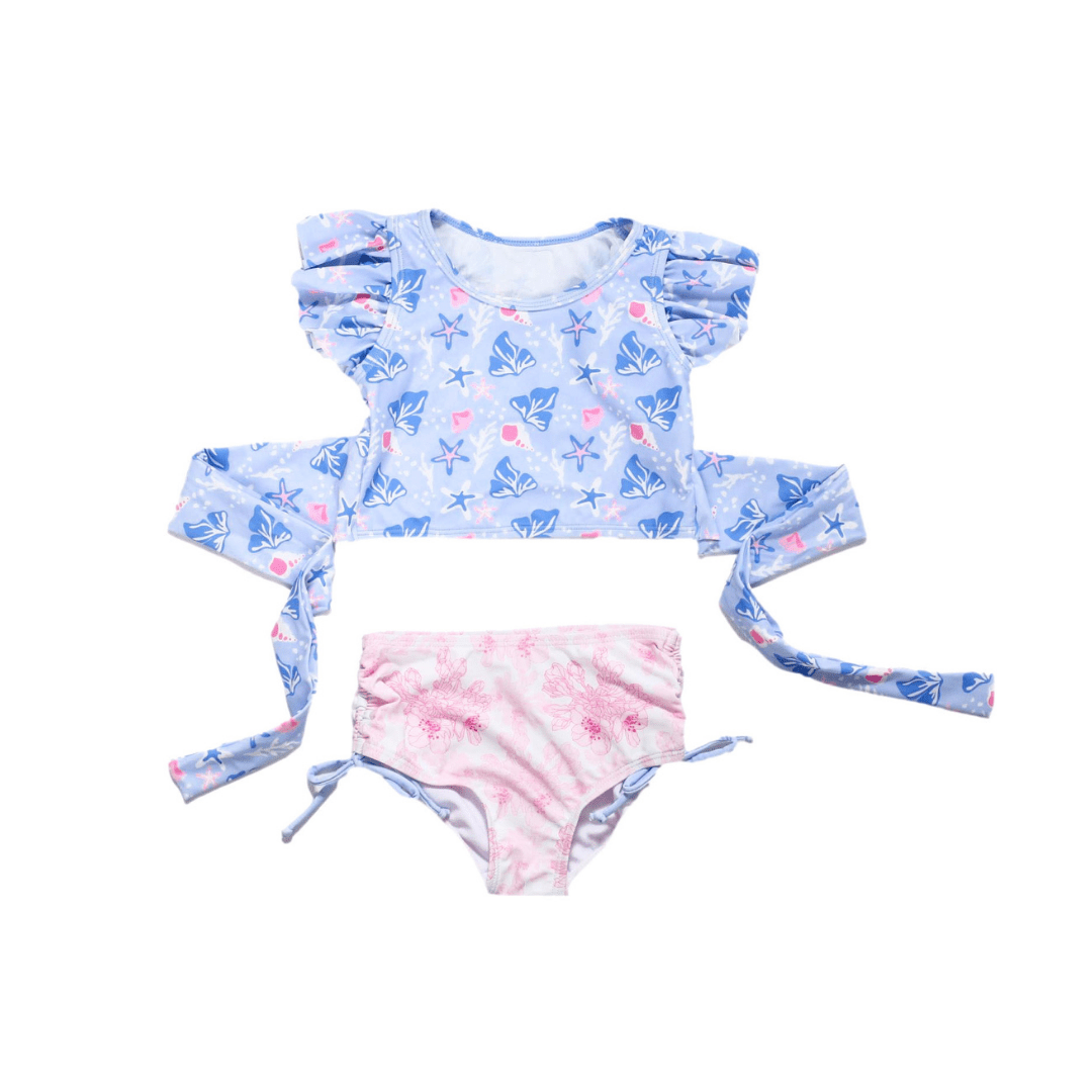 Seashell Sunset Two Piece Swimsuit | Daily Health & Beauty