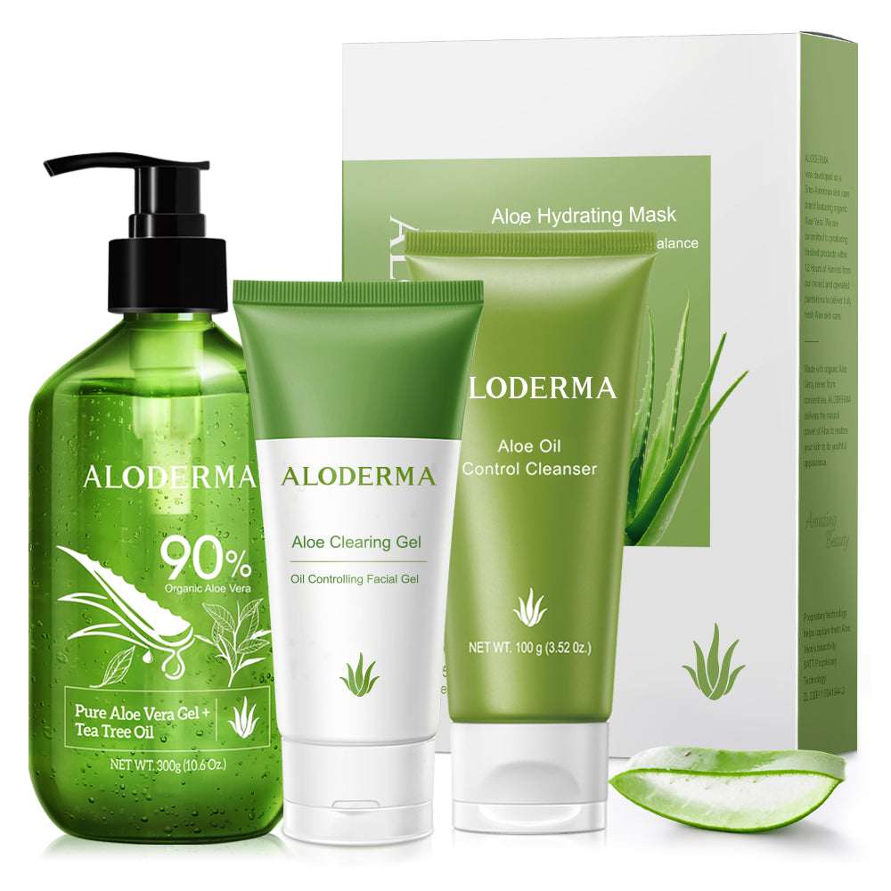 Kit limpiador de piel con aloe