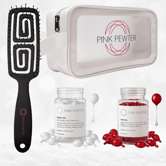 Shine & Strength Kit with Travel Bag | Daily Health & Beauty