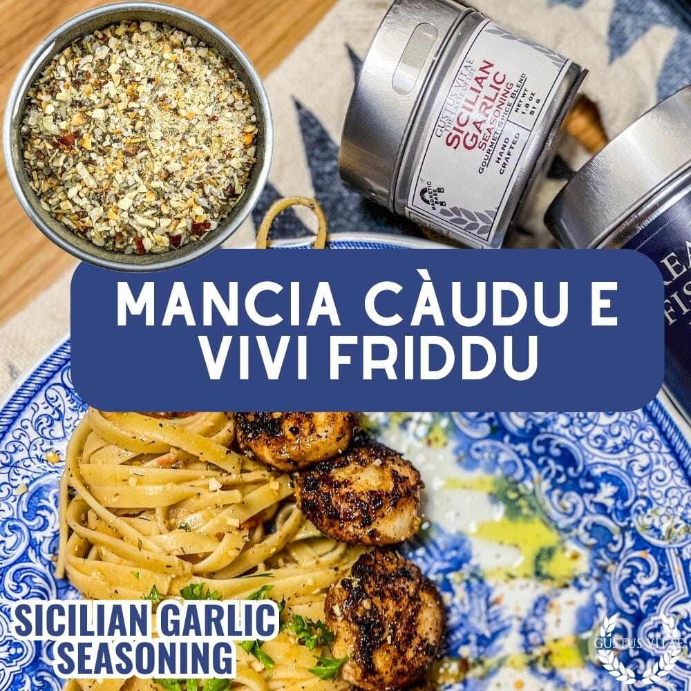 Condimento de ajo siciliano
