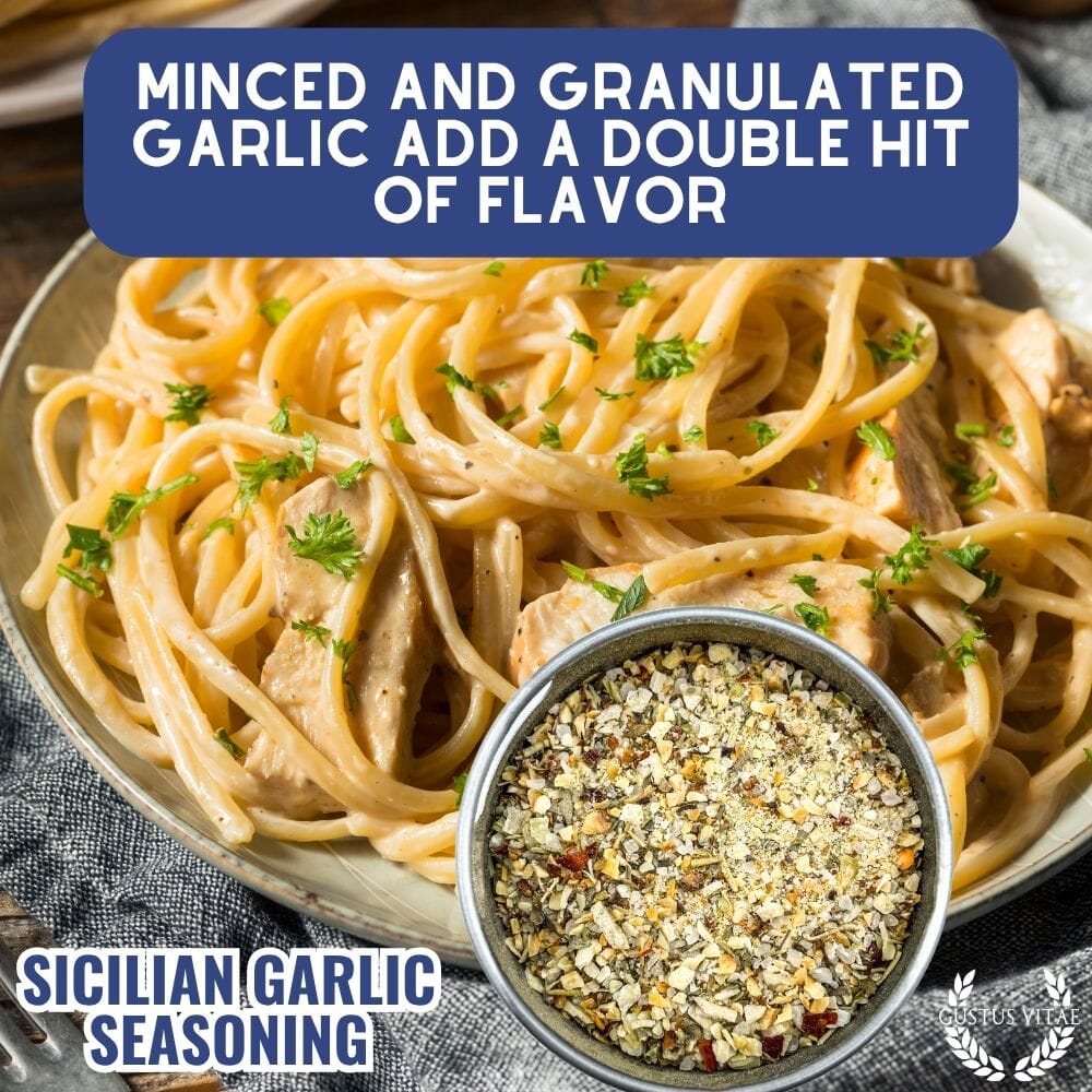 Condimento de ajo siciliano
