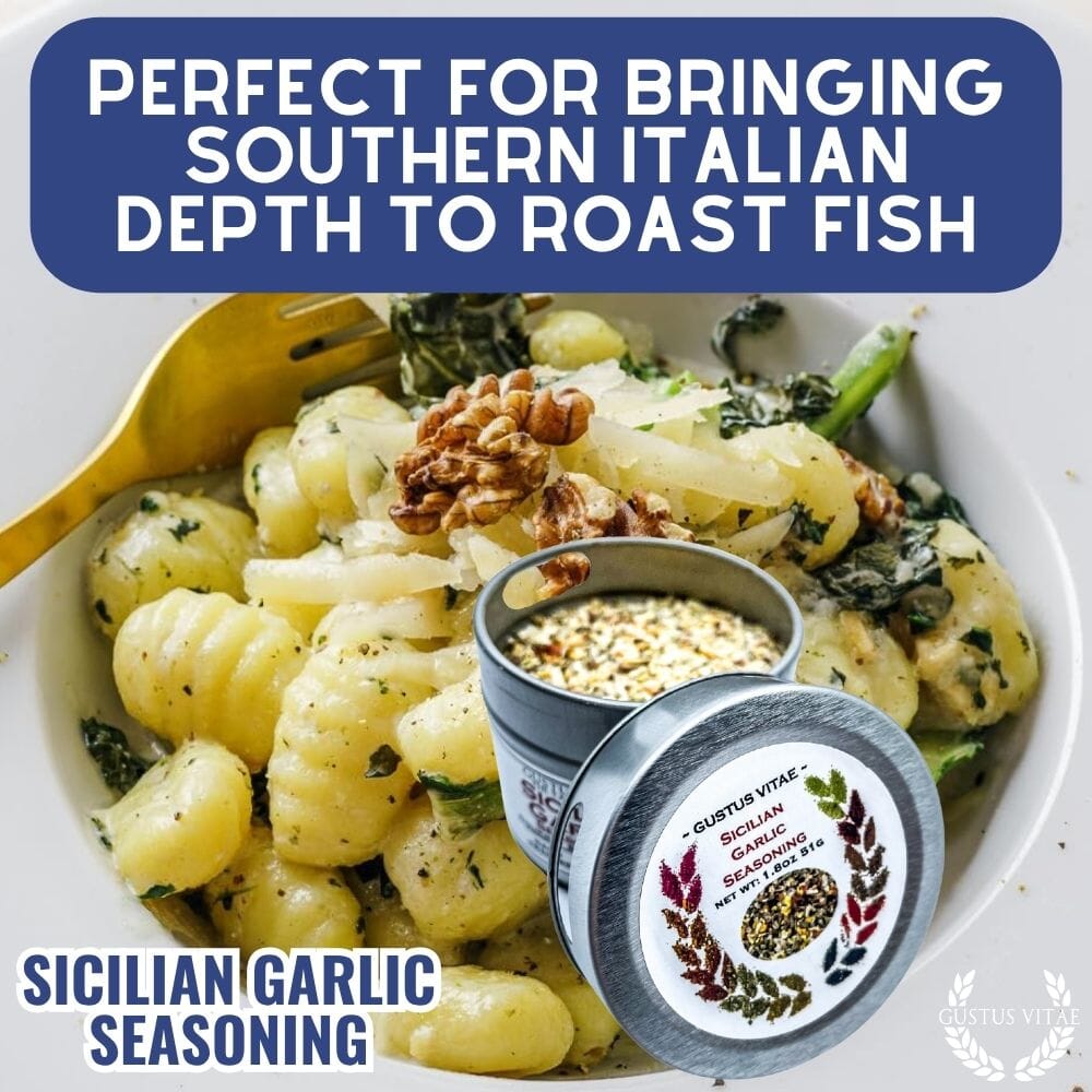 Condimento de ajo siciliano