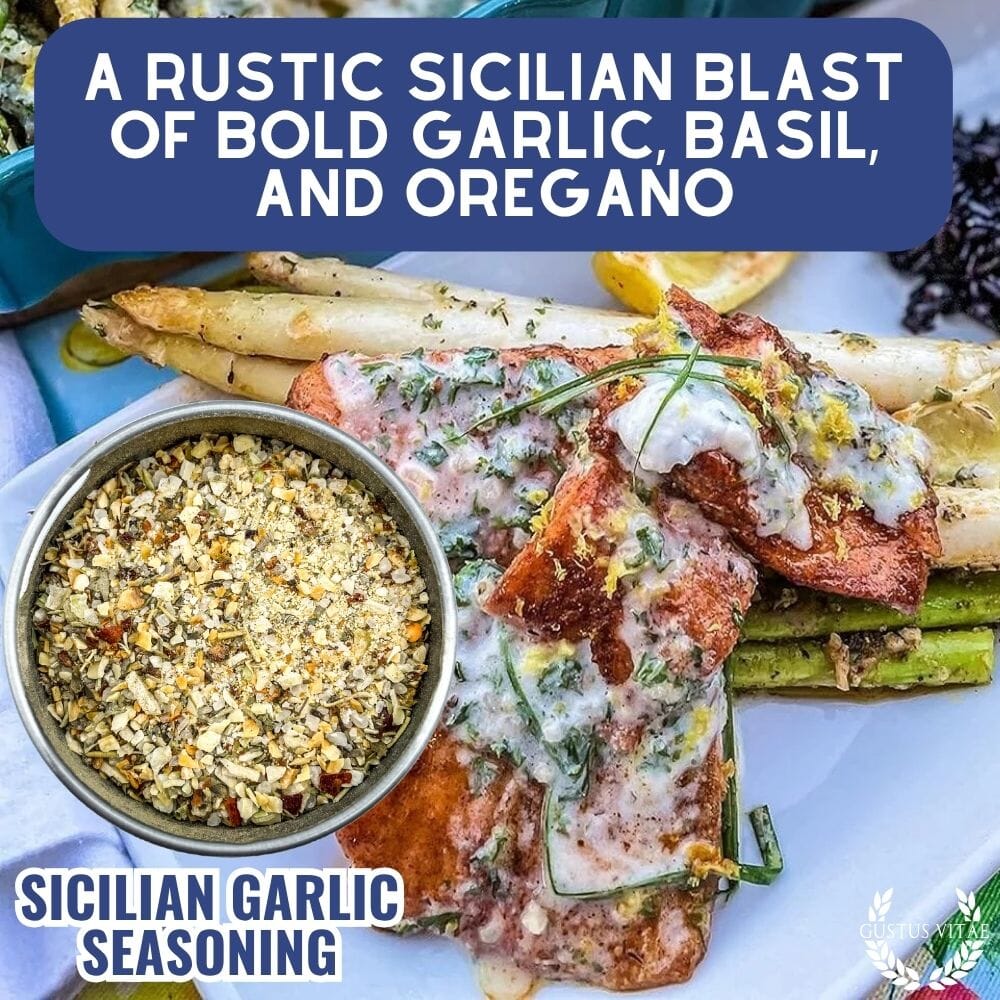 Condimento de ajo siciliano