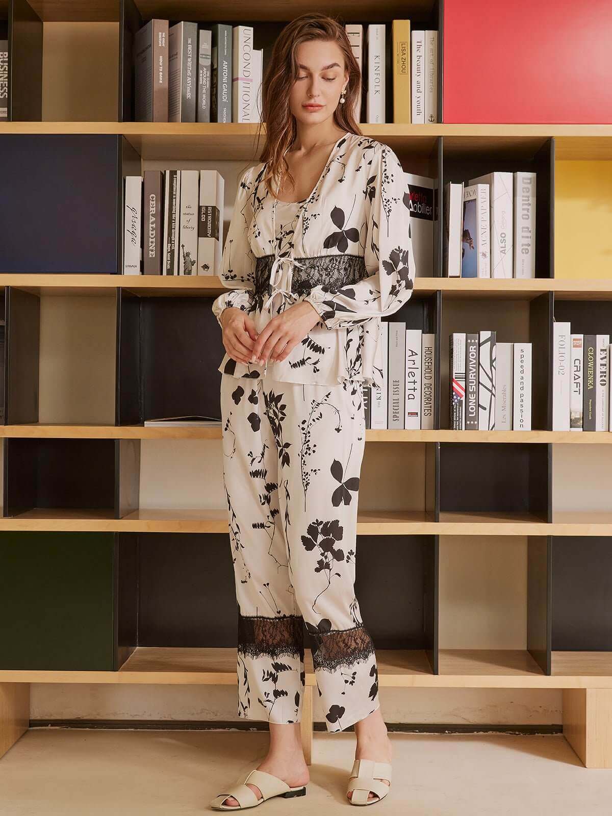 Ensemble de pyjama Feuilles 3 pièces