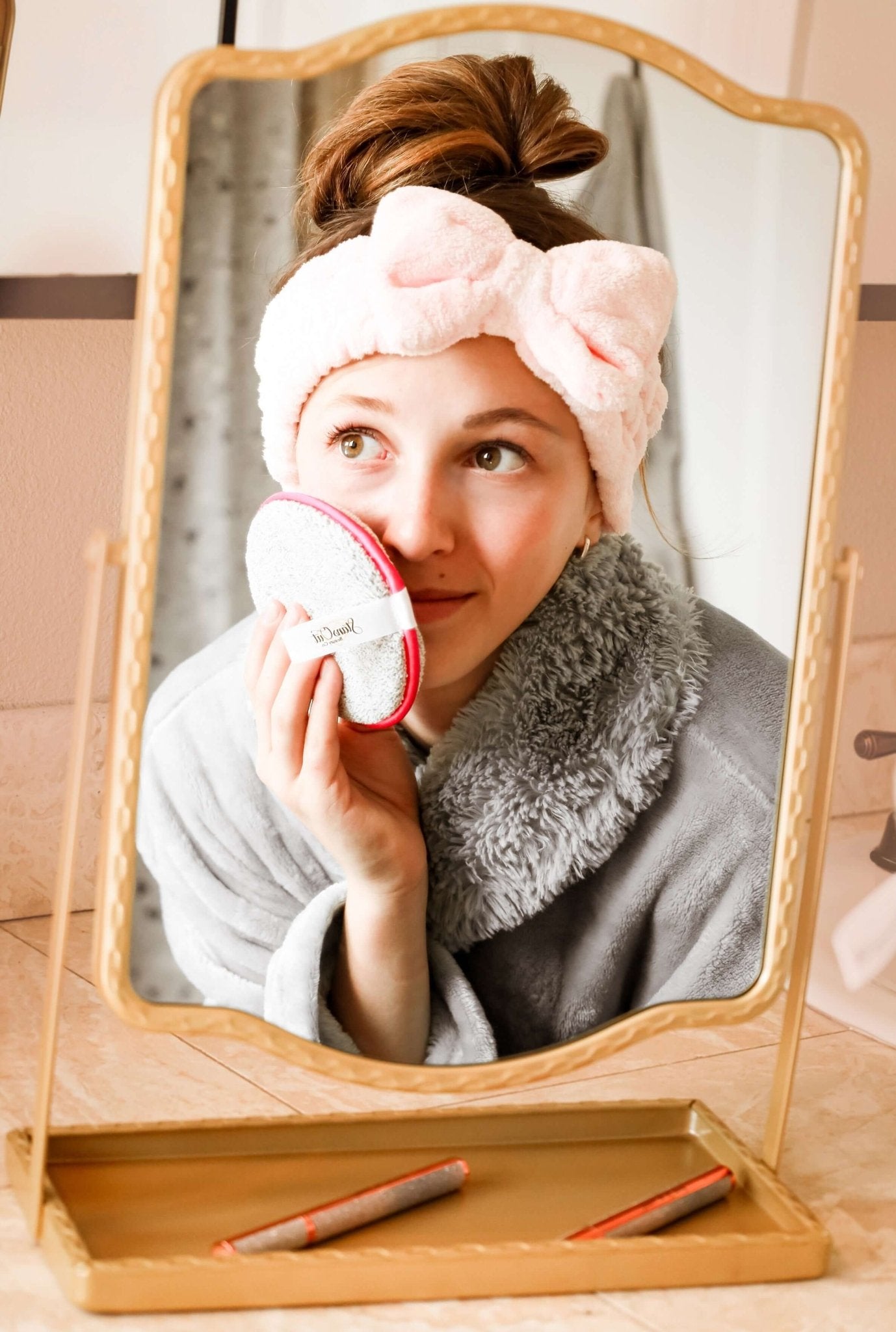 Skincare Headband & Wristband Set | Ultra-Soft, No-Drip Spa Tool