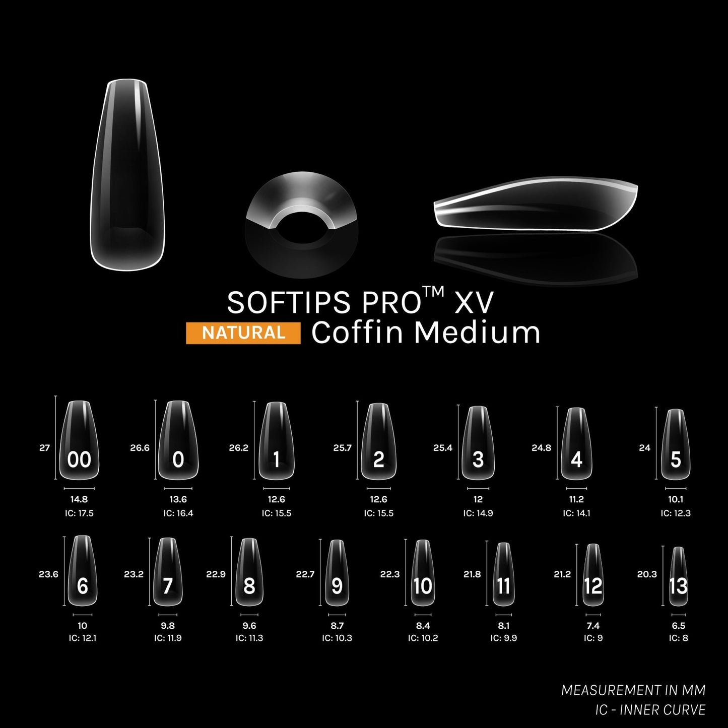 SOFTIPS PRO™ XV NATURAL - COFFIN MEDIUM | Daily Health & Beauty