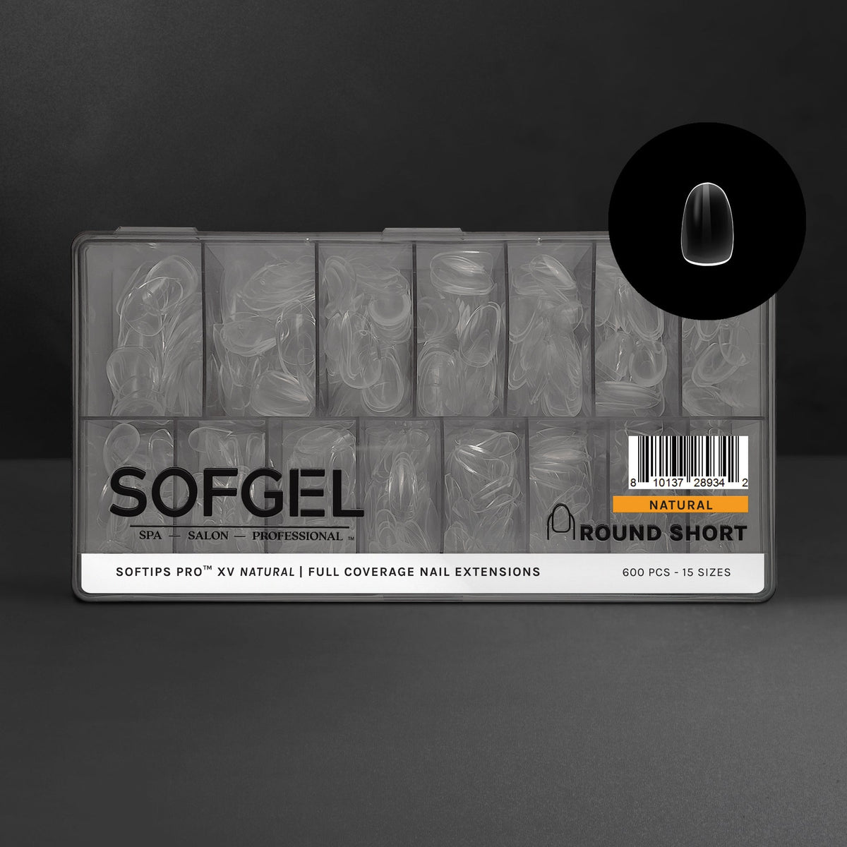 SOFTIPS PRO™ XV NATURAL - ROUND SHORT | Daily Health & Beauty