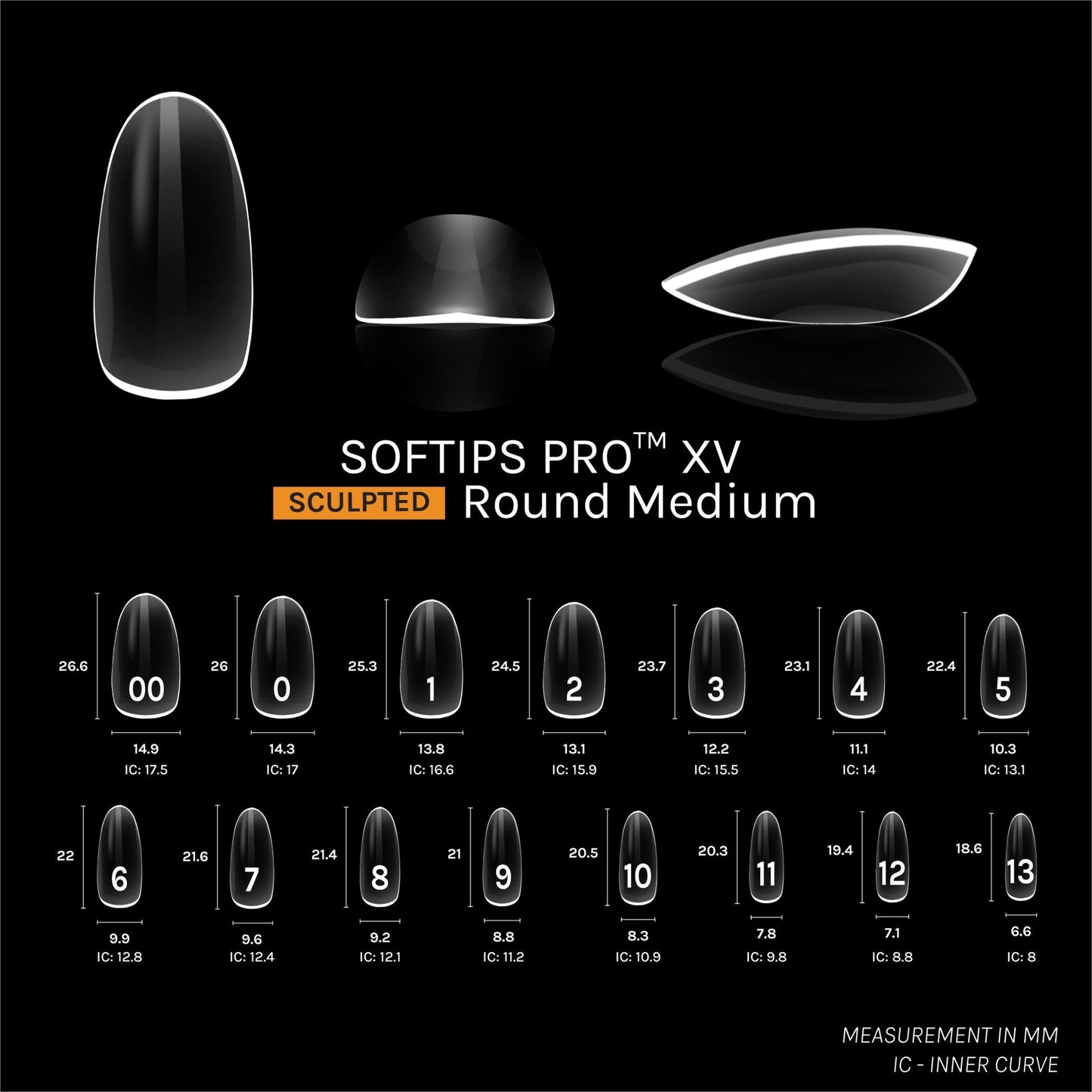 SOFTIPS PRO™ XV SCULPTED - ROUND MEDIUM | Daily Health & Beauty