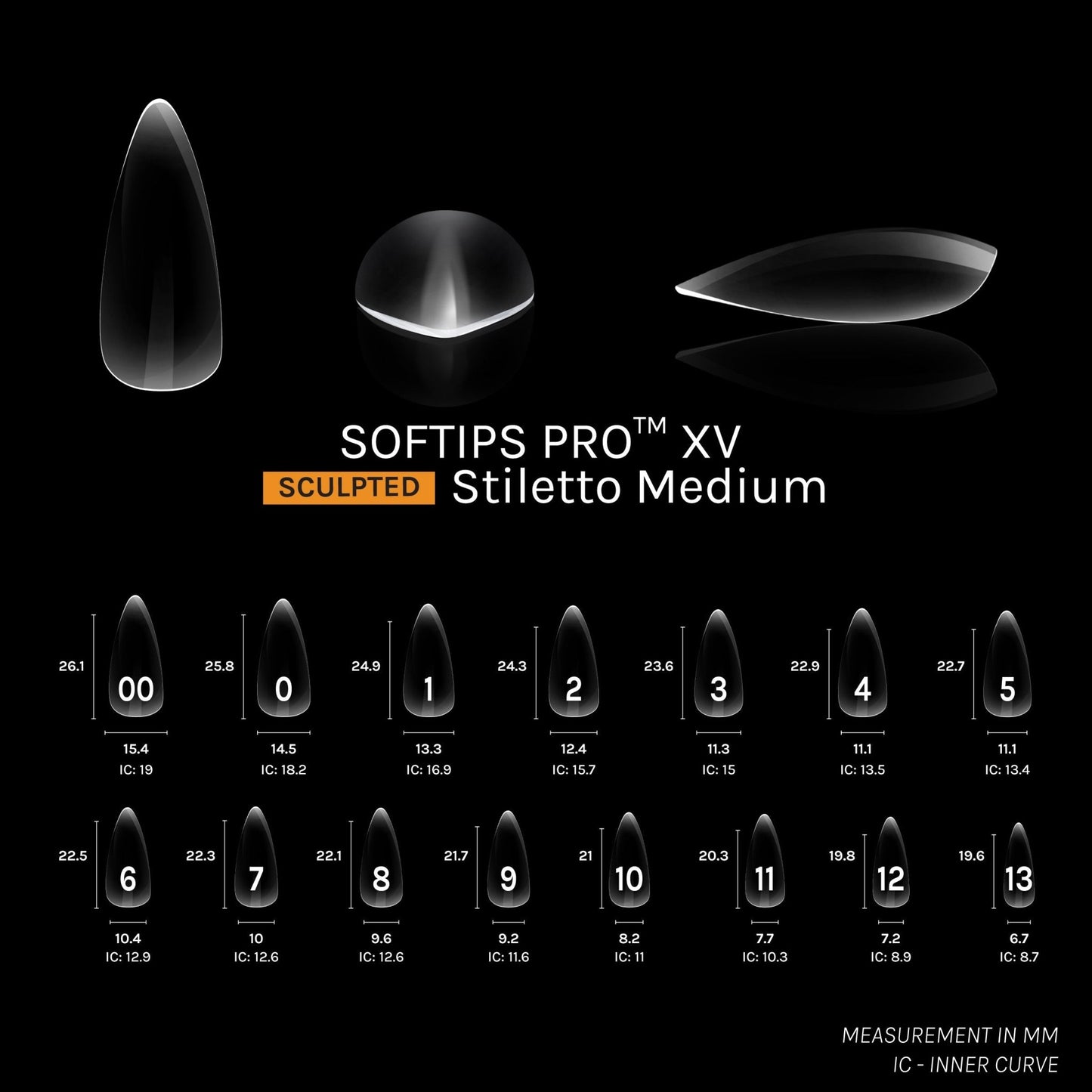 SOFTIPS PRO™ XV SCULPTED - STILETTO MEDIUM | Daily Health & Beauty