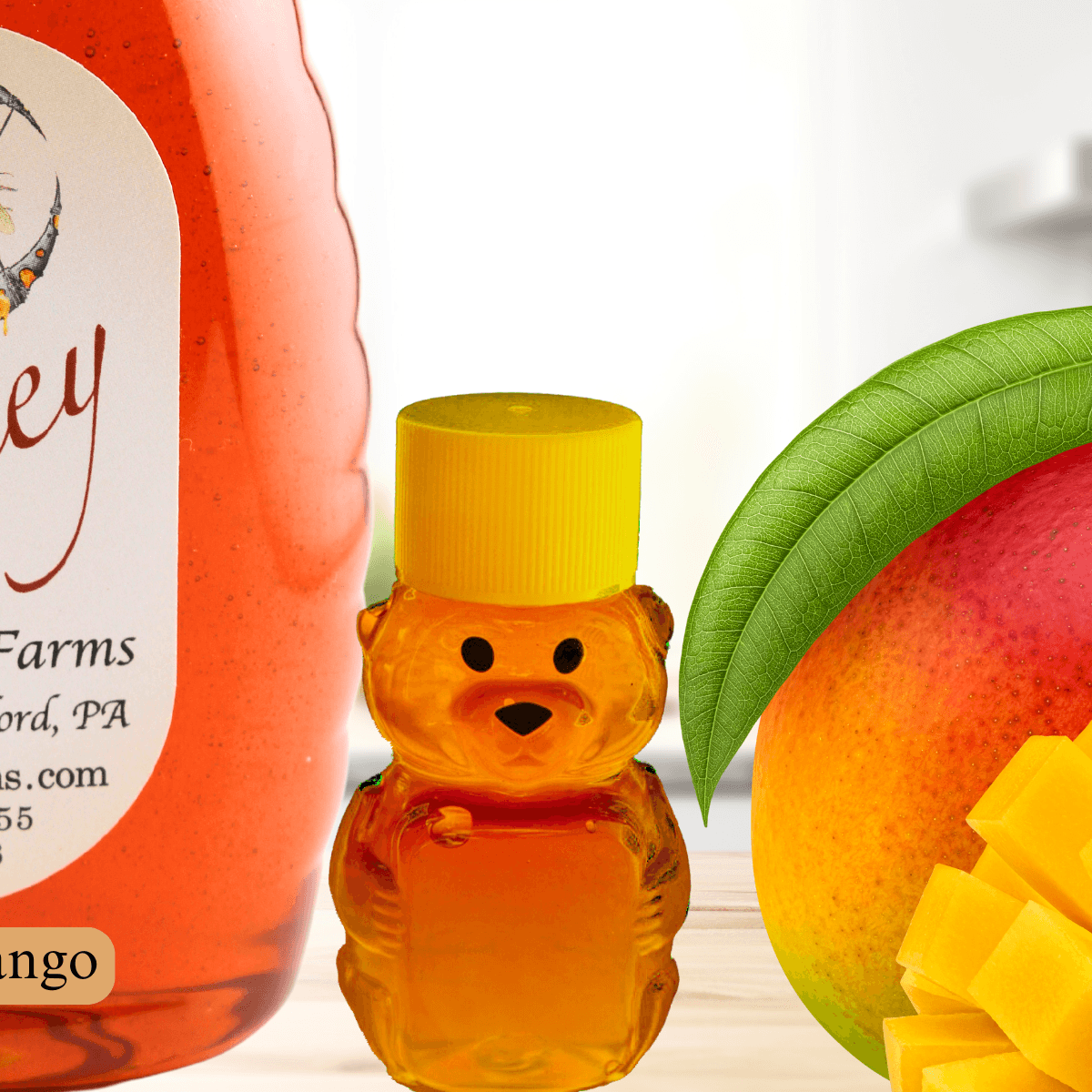 Spicy Mango Habanero Honey - Tropical Sweetness & Heat