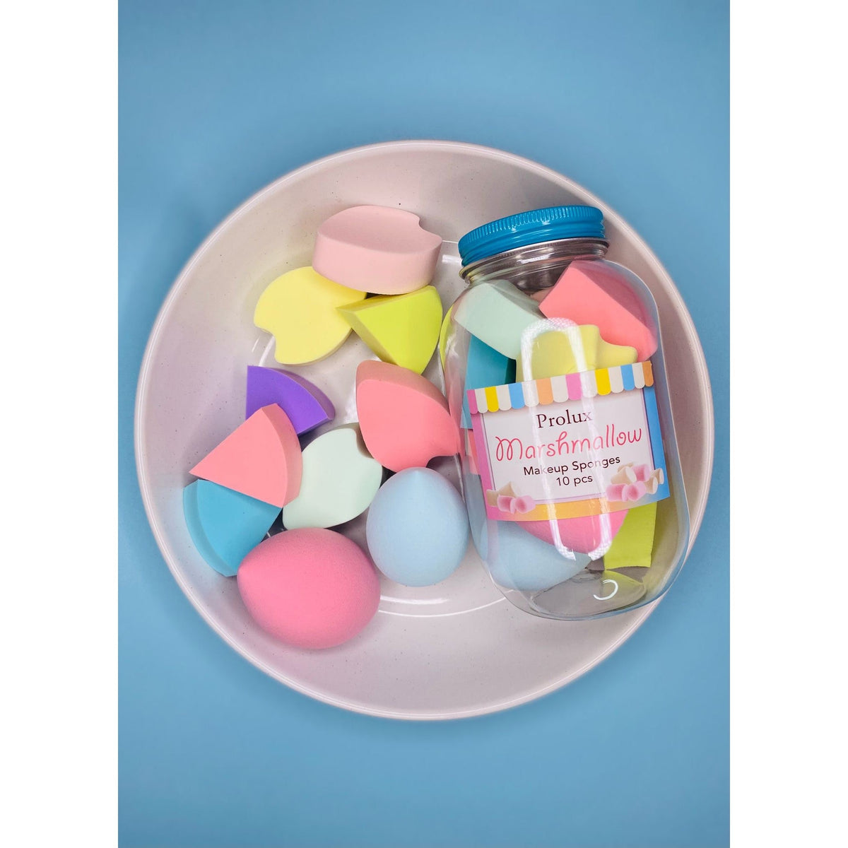 Esponjas de maquillaje Marshmallow (10 unidades)
