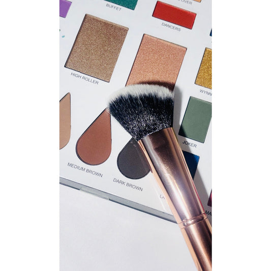 Rose Gold Angled Brush