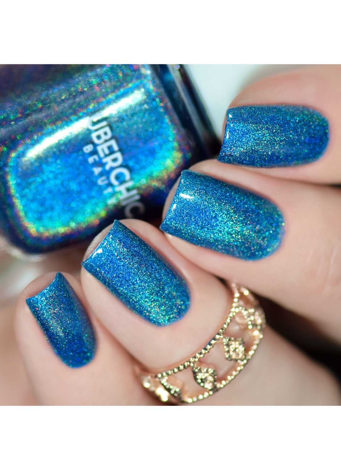 Turquoise, on se retrouve - Vernis holographique