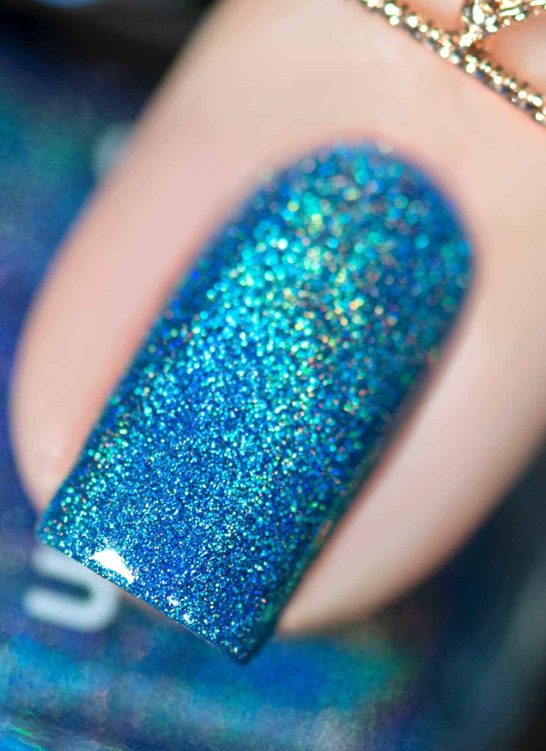 Turquoise, on se retrouve - Vernis holographique
