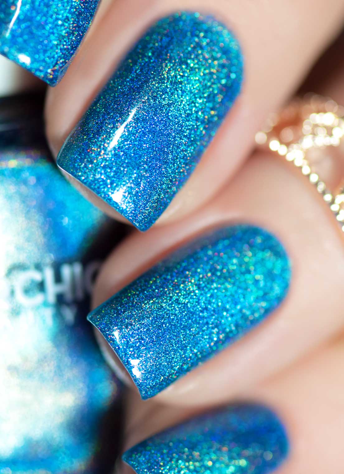 Turquoise, on se retrouve - Vernis holographique