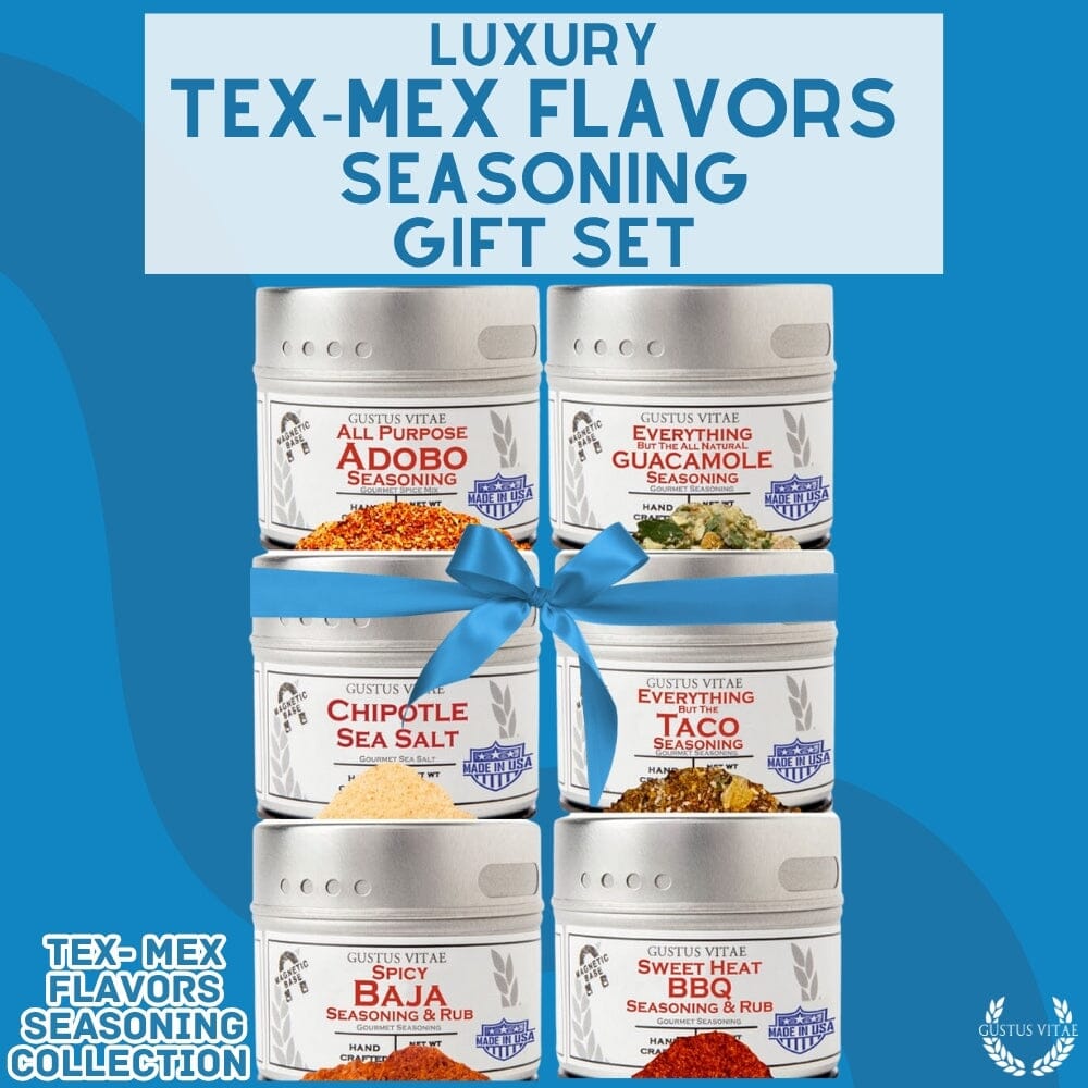 Colección de condimentos con sabores Tex-Mex