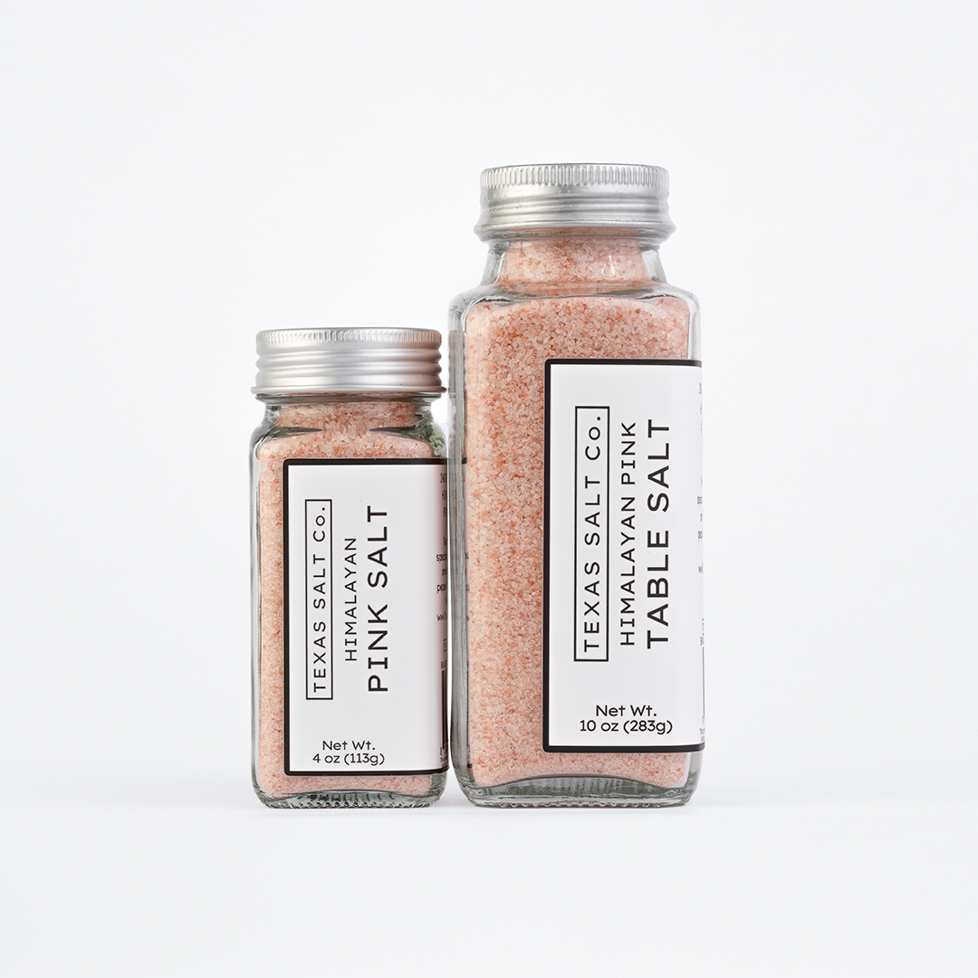 Sal de mesa rosa del Himalaya