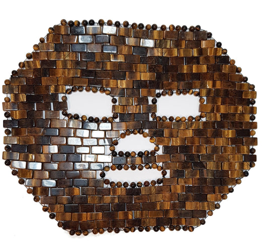 ZAQ Tiger Eye FACE MASK - Handmade
