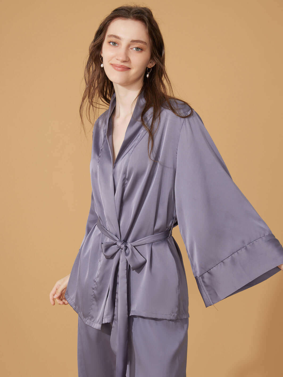 Conjunto de pijama lavanda de 2 piezas