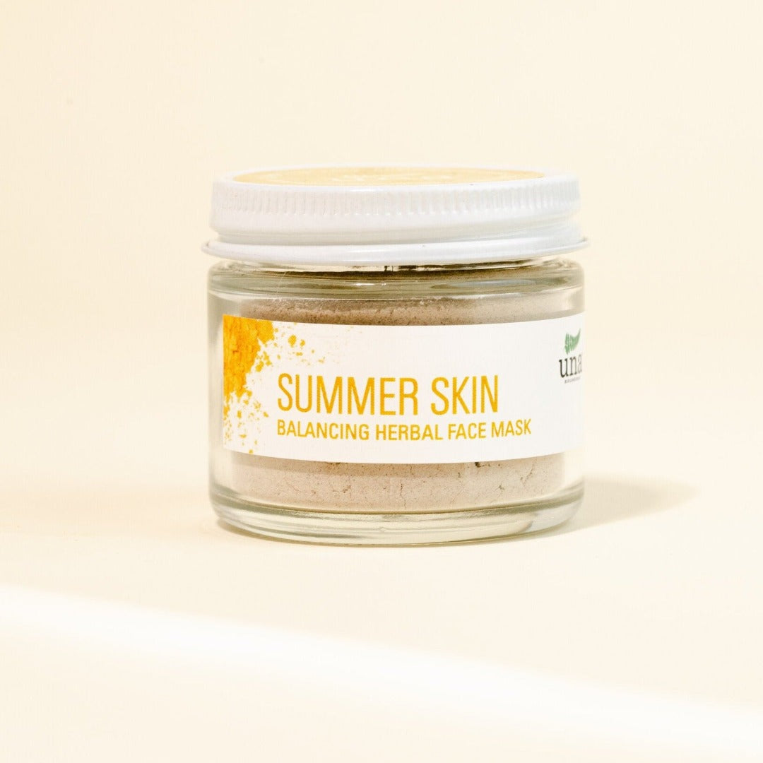 Mascarilla facial herbal equilibrante para el verano | Cuidado facial | Una Biologicals Skin Care