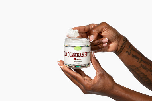 Rose Water  Body Conscious Butter for Superior Hydration and Calm Skin.