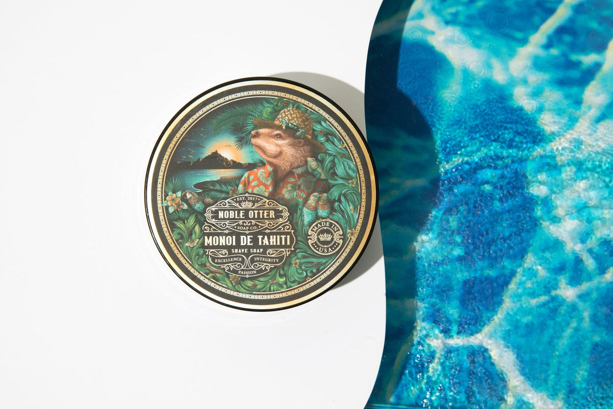Jabón de afeitar Monoï de Tahití