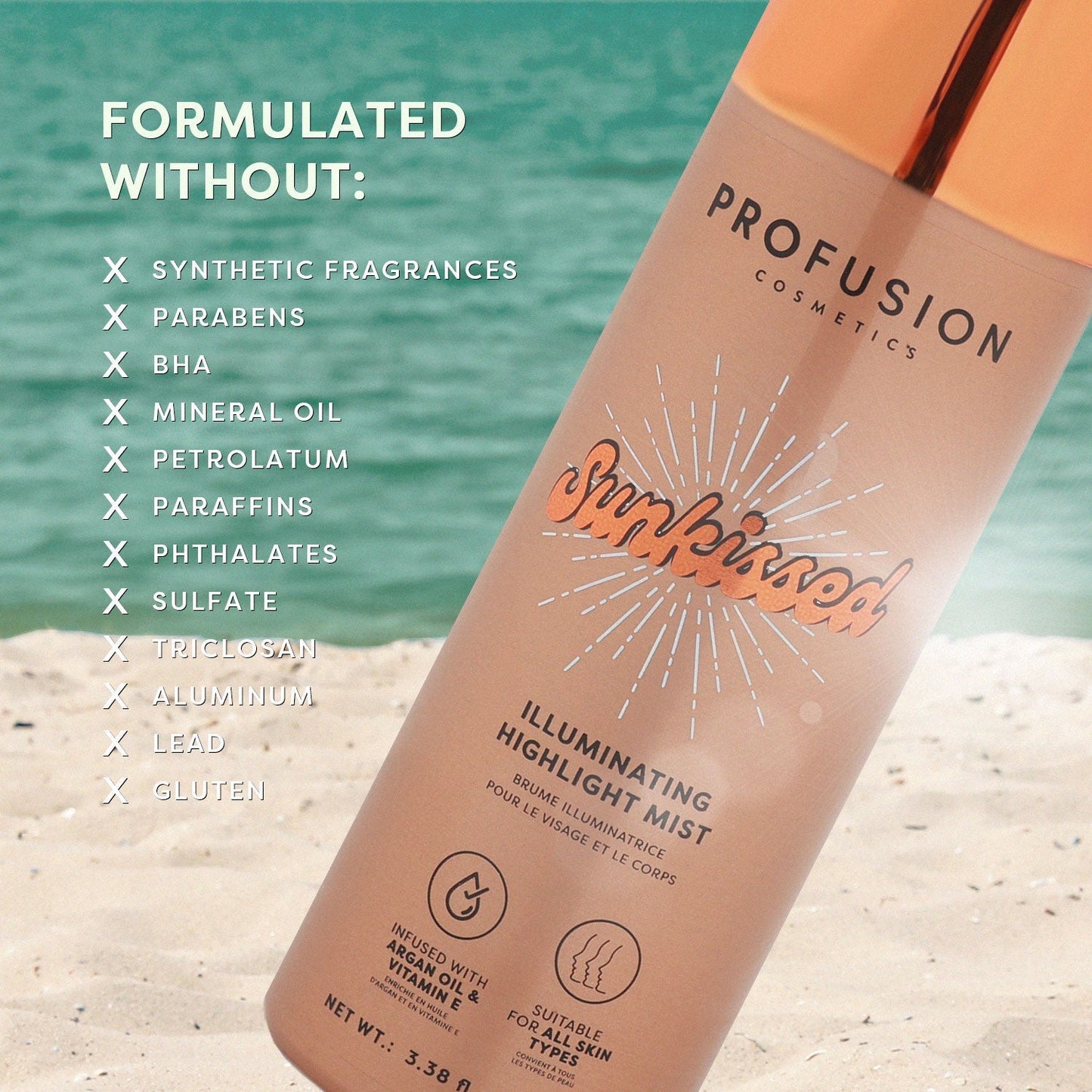 West Coast Glow | Sunkissed Illuminating Highlight Mist | Daily Health & Beauty