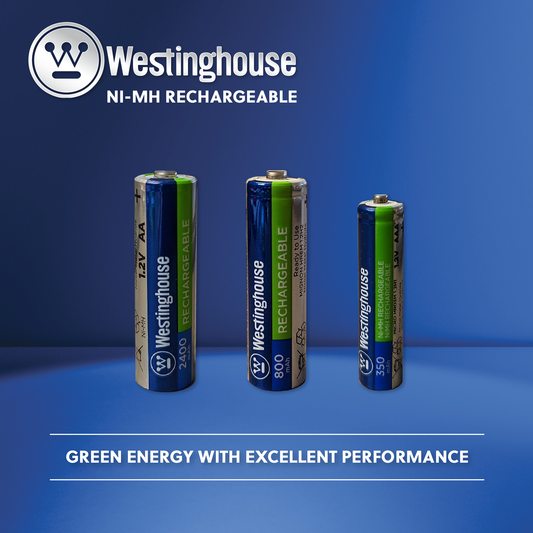 Westinghouse AA Ni-Mh Rechargeable Batteries 800 Hard Pack of 24