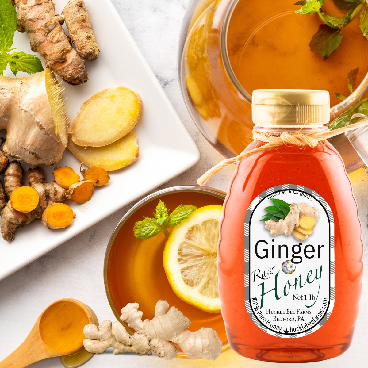 Miel de jengibre: un sabor que mejora la salud de Huckle Bee Farms
