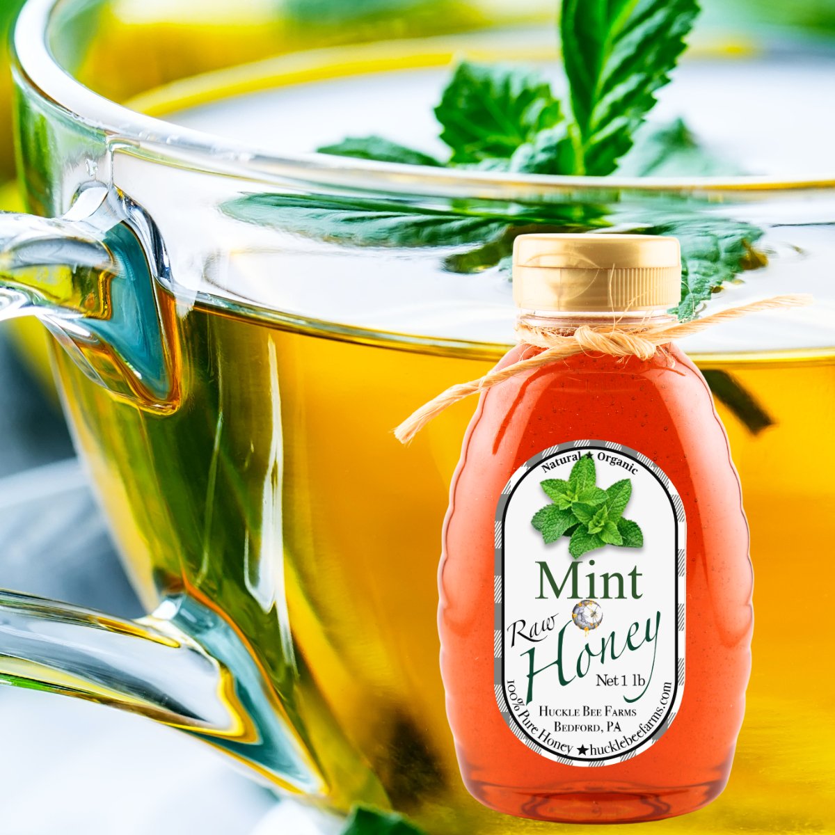 Delicias de miel y menta: dulzura natural y sabor refrescante