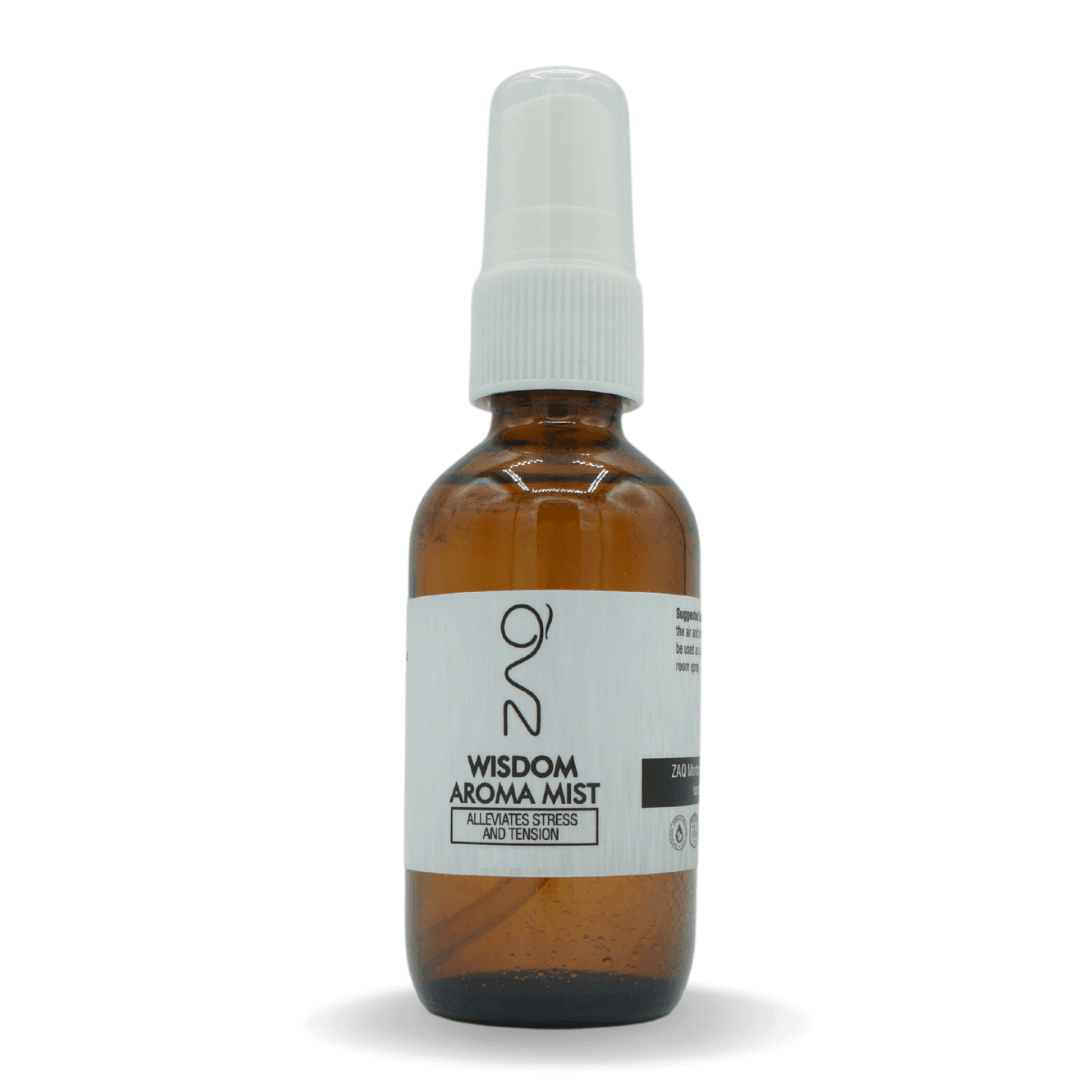 ZAQ Wisdom Aroma Essential Oil Mist - Made in USA | Alleviates Stress and Tension