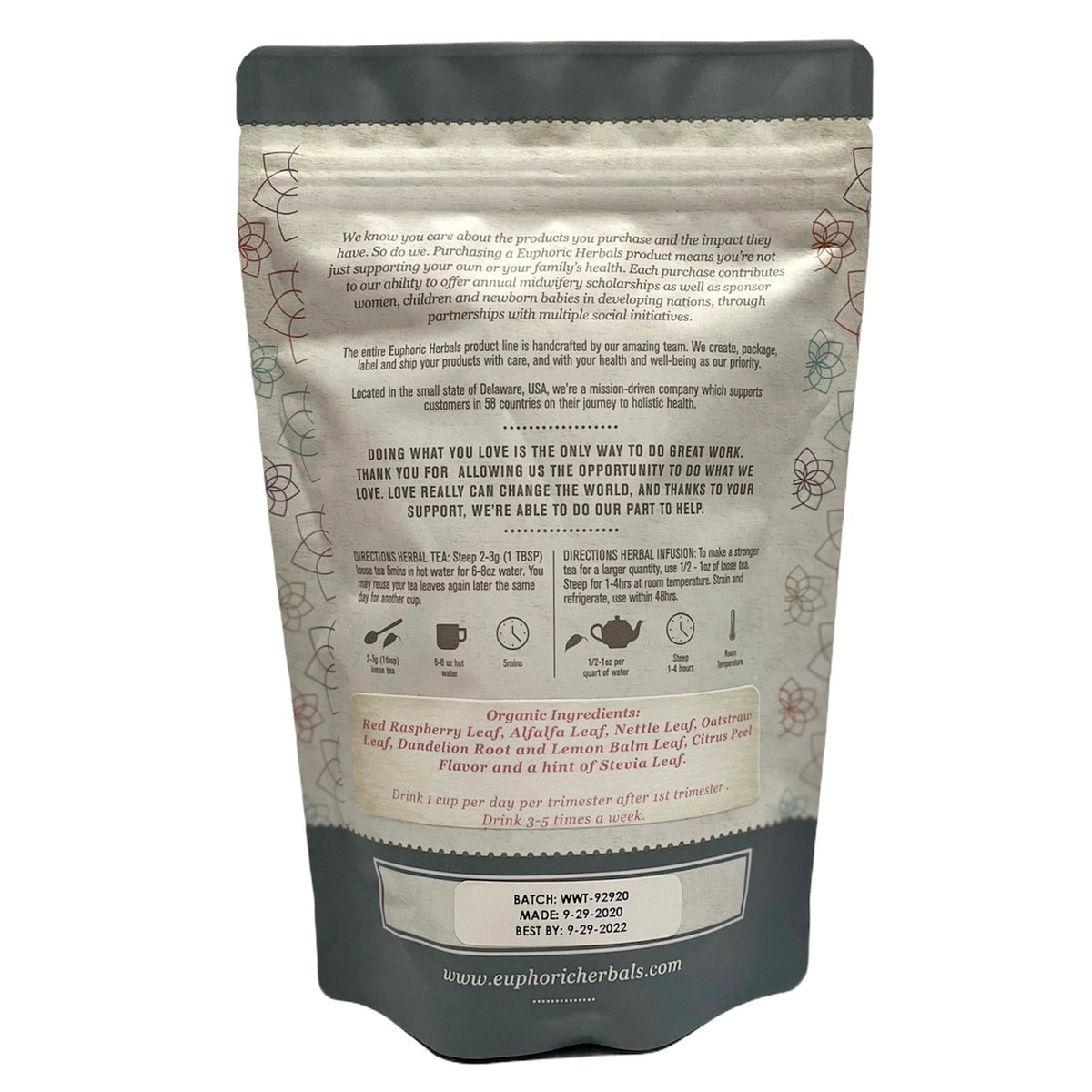 Tisane de grossesse bien-être utérin