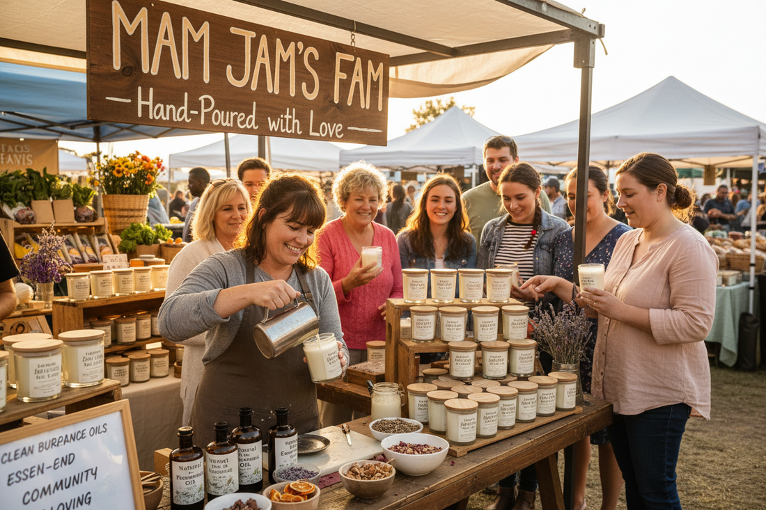 Mam Jam's Candle Company: Where Highly Scented Meets Hand-Poured Love