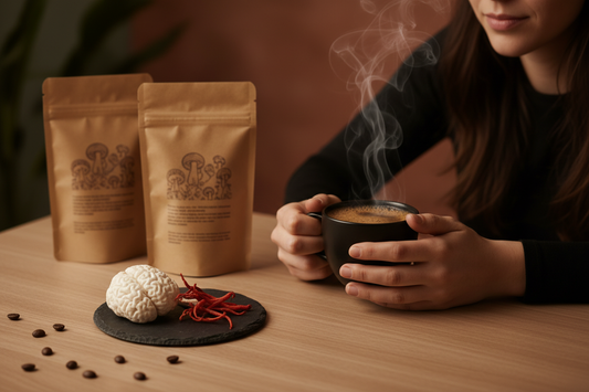 GO MENTAL Mushroom Coffee: John Speights' USDA Organic Functional Coffee Roasted to Order with Lion's Mane, Cordyceps & Reishi