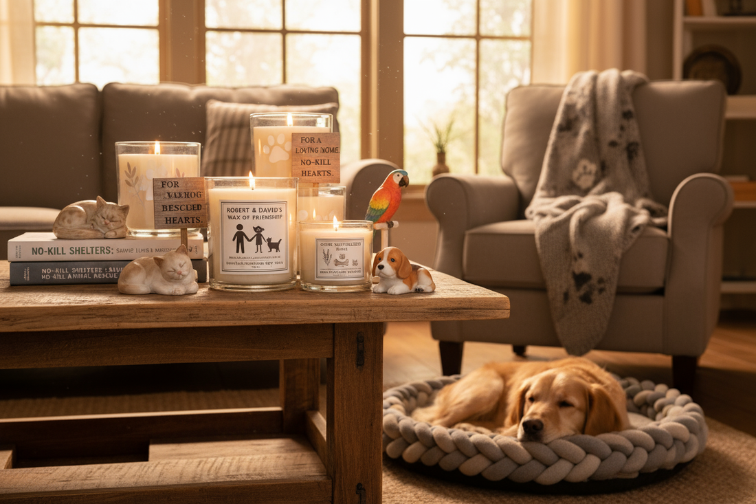 One Fur All: Childhood Friends Turn Pet Houses Into Beautiful Candles