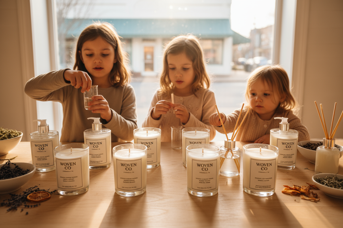 Woven Co. Candles: Andrea & Austin's Mission Of Scent With Intention