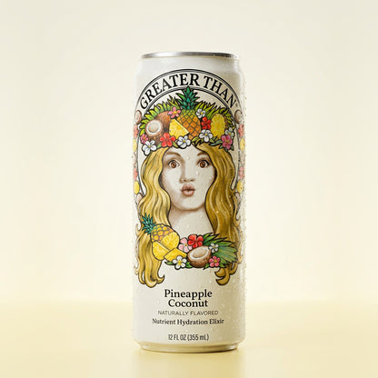 Pineapple Coconut: Coconut Water and Real Fruit Juice with Electrolytes, Vitamins and Fiber