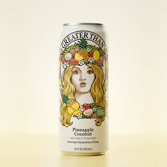 Pineapple Coconut: Coconut Water and Real Fruit Juice with Electrolytes, Vitamins and Fiber
