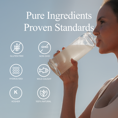 Wild-Caught Marine Collagen Peptides – Type I, II, III & IV