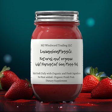 Organic Fresh Fruit Infused Sea Moss Gel 26 Flavor Choices!