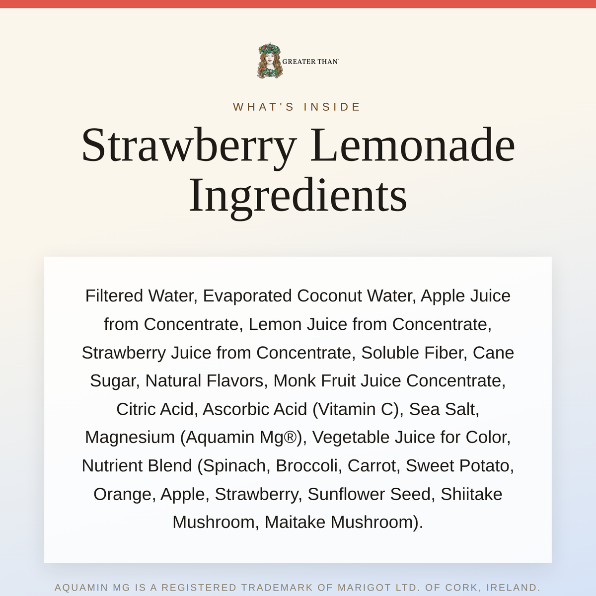 Strawberry Lemonade: Coconut Water and Real Fruit Juice with Electrolytes, Vitamins and Fiber