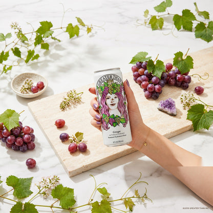 Grape: Coconut Water and Real Fruit Juice with Electrolytes, Vitamins and Fiber
