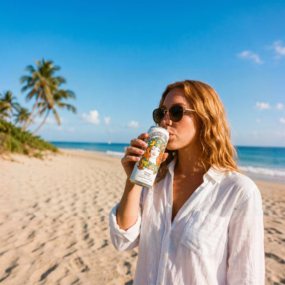 Orange Mango: Coconut Water and Real Fruit Juice with Electrolytes, Vitamins and Fiber
