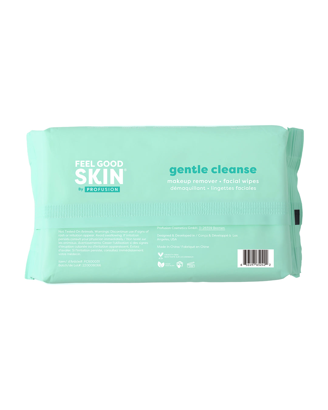 Feel Good Skin | Gentle Cleanse Makeup Remove Facial Wipes - 50 count