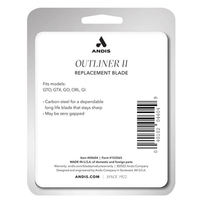 Andis 04604 Outliner II Replacement Blade – Stainless Steel Precision